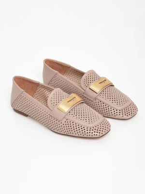 Mokasyny damskie skórzane LIU JO