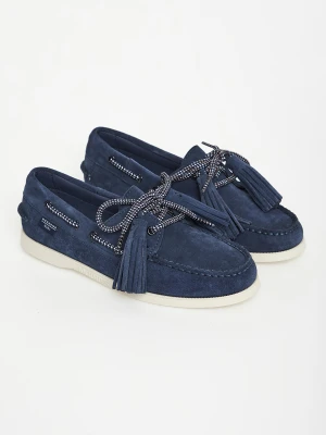 Mokasyny damskie zamszowe Dockside WEEKEND MAX MARA