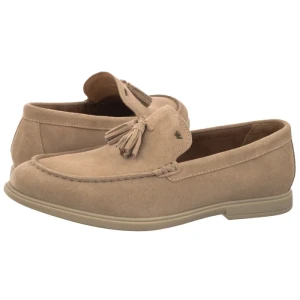 Mokasyny Jasnobrązowe 10310-64 (WO358-a) Wojas