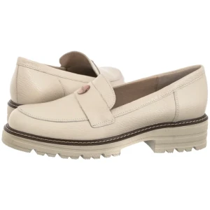 Mokasyny Kremowe E2R70_M_ _6JN (RY1029-a) Ryłko