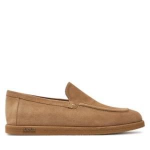 Mokasyny Max Mara Softloafers 2424526311600 Beżowy