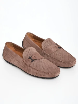 Mokasyny męskie zamszowe BALDININI