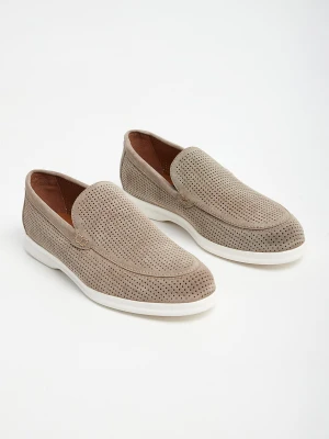 Mokasyny męskie zamszowe CESARE CASADEI