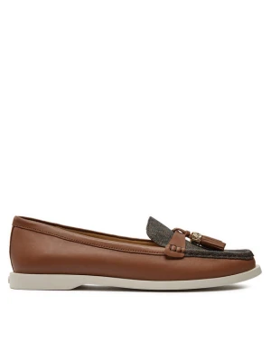 Mokasyny MICHAEL Michael Kors 40T4KRFP1B Brązowy