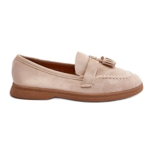 Mokasyny Model Dansitu N22-992 Beige - Step in style beżowy