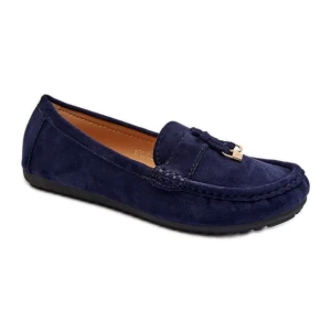 Mokasyny Model Ontala N22-995 Blue - Step in style niebieskie