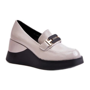 Mokasyny Model Vinceza 58337 Grey - Step in style szare