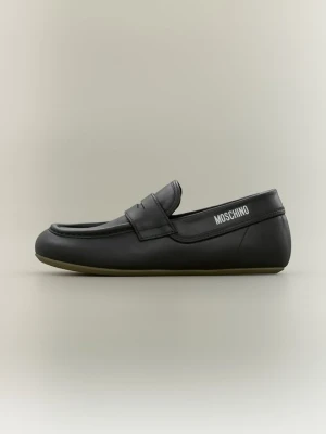 Mokasyny MOSCHINO czarny