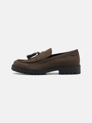 Mokasyny Pier One By Zalando ciemnobrązowy