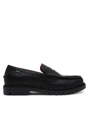Mokasyny Polo Ralph Lauren Jett Lug-Sole 803961420001 Czarny