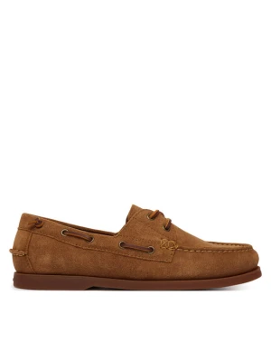 Mokasyny Polo Ralph Lauren Merton Boat Cs Bts 803P07645001 Brązowy