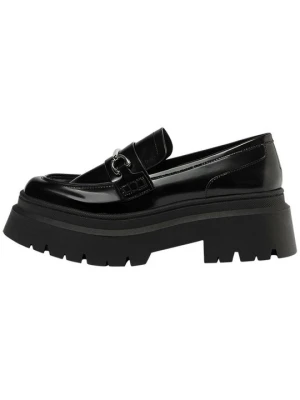 Mokasyny PULL&BEAR czarny