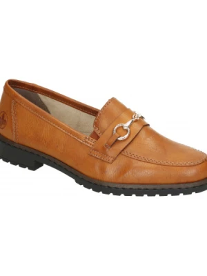 MOKASYNY RIEKER - 940272-21 BROWN