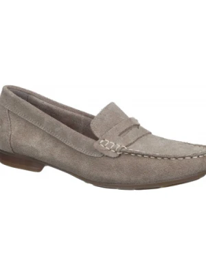 MOKASYNY RIEKER - 940471-02 BROWN