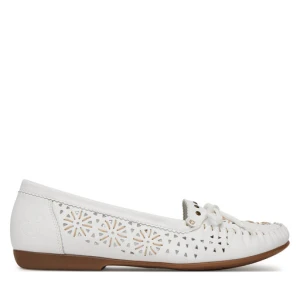 Mokasyny Rieker L6396-80 Biały