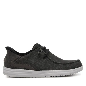 Mokasyny Skechers Melson-Coronado 210959/BKGY Czarny