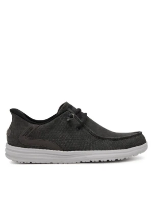 Mokasyny Skechers Melson-Coronado 210959/BKGY Czarny