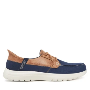 Mokasyny Skechers On-The-Go Flex-Palmilla 136536/NVY Granatowy