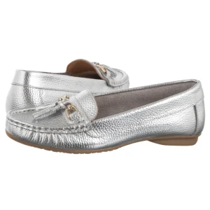 Mokasyny Srebrne 12788 AN 8274 Prata (FP59-b) Filipe