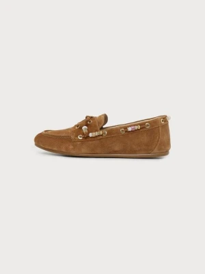 Mokasyny Stuart Weitzman brązowy