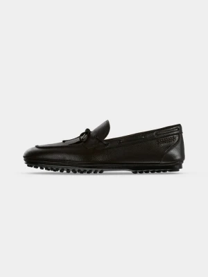 Mokasyny Stuart Weitzman ciemnobrązowy