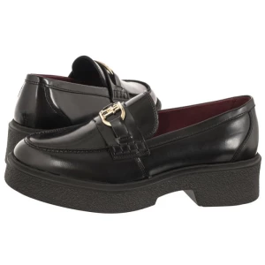 Mokasyny TH Hardware Loafer Black FW0FW07329 BDS (TH972-a) Tommy Hilfiger