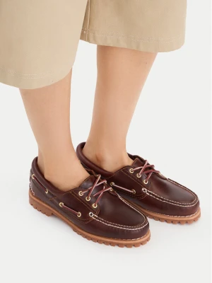 Mokasyny Timberland Authentic Boat 3 Eye Classic TB0513042141 Brązowy