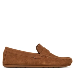 Mokasyny Tommy Hilfiger Casual Hilfiger Suede Driver FM0FM04998 Brązowy