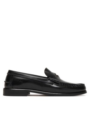 Mokasyny Tommy Hilfiger Hilfiger Penny Patent Lth Loafer FM0FM05687 Granatowy