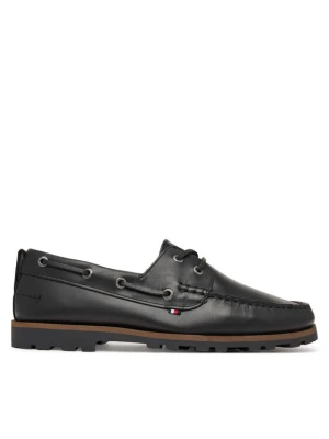 Mokasyny Tommy Hilfiger Light Lth FM0FM05746 Czarny
