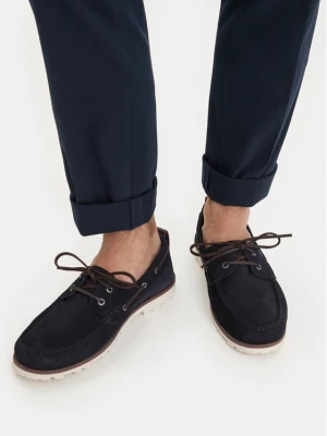 Mokasyny Tommy Hilfiger Light Sde FM0FM05747 Granatowy