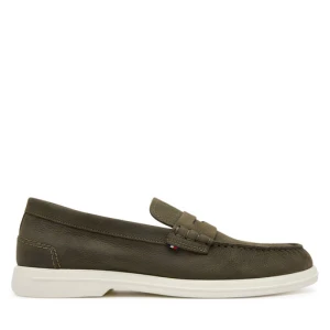 Mokasyny Tommy Hilfiger Nubuck P Loafer FM0FM05350 Khaki