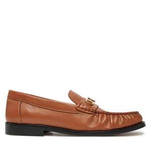 Mokasyny Tommy Hilfiger Soft Leather Horsebit Loafer FW0FW08414 Pomarańczowy