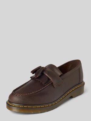 Mokasyny typu tassel loafer z ozdobnymi szwami model ‘Adrian’ Dr. Martens