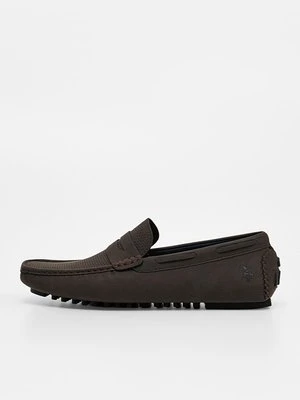 Mokasyny U.S. POLO ASSN. ciemnobrązowy