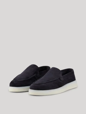 Mokasyny Velluto Stampa Filippo w kolorze granatowym Joop