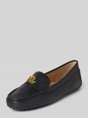 Mokasyny z aplikacją z logo model ‘BARNSBURY’ Lauren Ralph Lauren