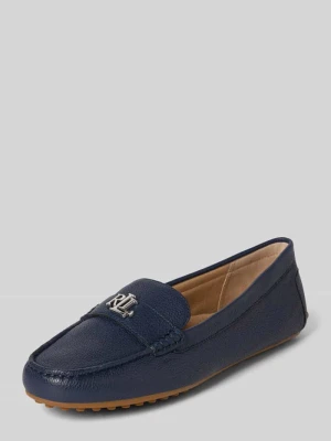 Mokasyny z aplikacją z logo model ‘BARNSBURY’ Lauren Ralph Lauren