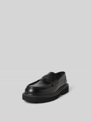 Mokasyny z detalem z logo Kenzo Czarny