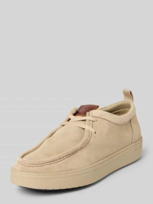 Mokasyny z naturalnej skóry welurowej Tommy Hilfiger