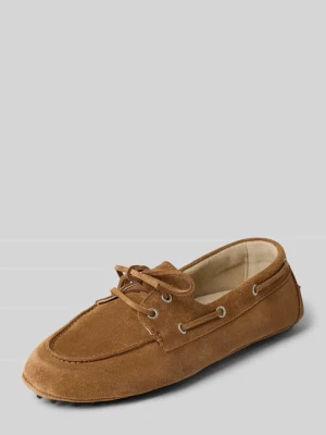 Mokasyny z wiązaniem model 'CPH545' Copenhagen Camel