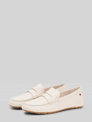 Mokasyny ze skóry welurowej Tommy Hilfiger