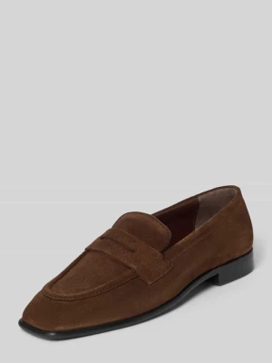 Mokasyny ze skóry z ozdobnym paseczkiem model 'Zaha' ALOHAS