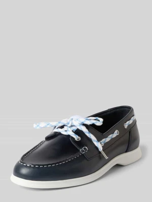 Mokasyny ze skóry z sznurowaniem Marc Cain Bags & Shoes