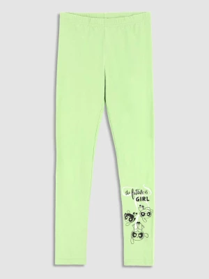 MOKIDA Legginsy w kolorze limonkowym rozmiar: 128