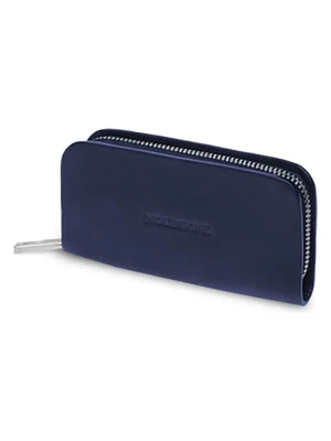 Moleskine Skórzane etui "Classic" w kolorze granatowym na klucze - 7 x 13 x 2 cm rozmiar: onesize