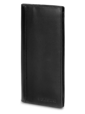 Moleskine Skórzany portfel w kolorze czarnym - 10 x 19 x 1 cm rozmiar: onesize
