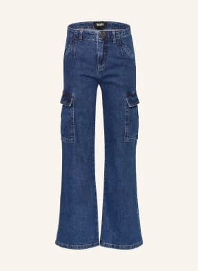 Molo Jeansy Bojówki Addy Relaxed Fit blau