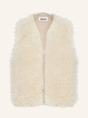 Molo Kamizelka Z Pluszowego Materiału beige