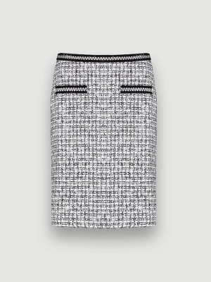 Molton Spódnica w białym kolorze ze wzorem rozmiar: 40